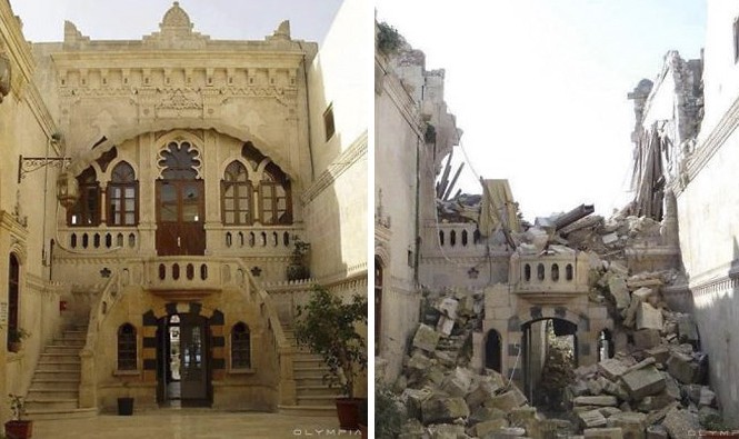 Hình ảnh nghiệt ngã của Aleppo sau 4 năm chìm trong bom đạn Hình ảnh nghiệt ngã của Aleppo sau 4 năm chìm trong bom đạn