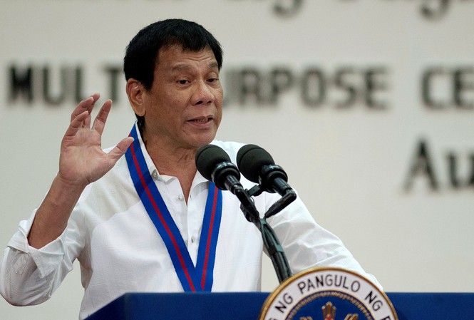 Tổng thống Philippines từng thách thức Maute ‘thiêu rụi’ Marawi Tổng thống Philippines Rodrigo Duterte.