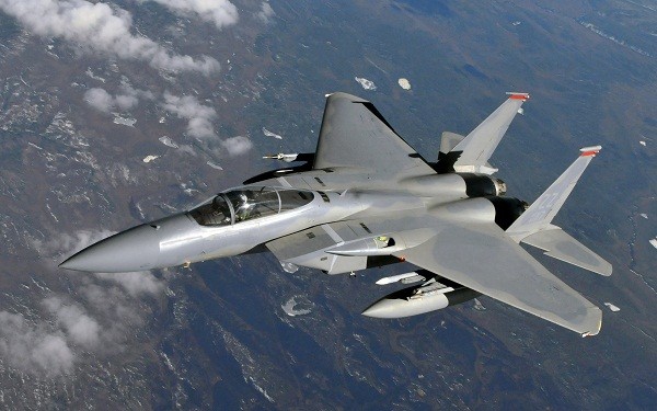 Thương vụ tiêm kích F-15 'tố cáo' quan hệ Mỹ - Qatar Tiêm kích F-15 của Mỹ.