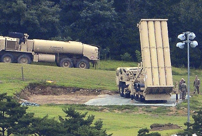 Moscow: Hệ thống THAAD của Mỹ tại Hàn Quốc nhắm đến Nga, Trung Quốc Khu vực triển khai THAAD ở sân golf cũ tại Seongju, Hàn Quốc. Ảnh: AP