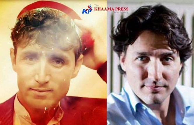 Nam ca sĩ gây ‘bão’ mạng vì quá giống Thủ tướng Canada Justin Trudeau Nam ca sĩ Afghanistan trông như anh em sinh đôi với Thủ tướng Canada Justin Trudeau.