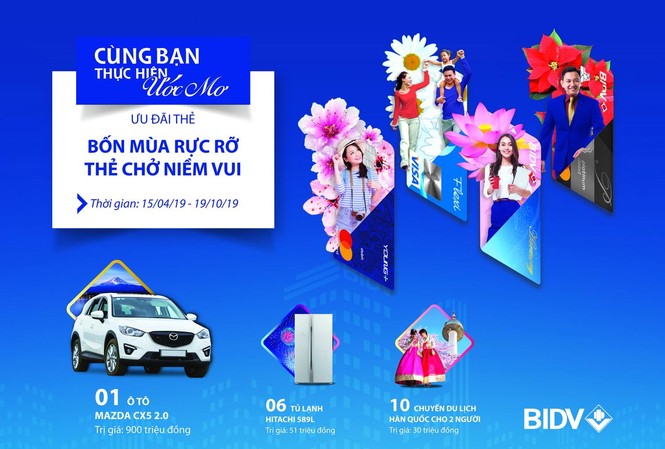 Cùng thẻ BIDV giải nhiệt mùa hè Cùng thẻ BIDV giải nhiệt mùa hè