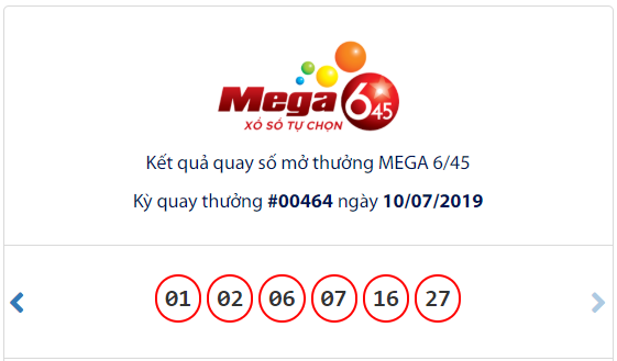 Bản tin 8H: Vietlott lại 'nổ', một khách hàng trúng độc đắc 29 tỷ đồng Kết quả kỳ QSMT ngày 10/7 của sản phẩm Mega 6/45. Ảnh: Vietlott