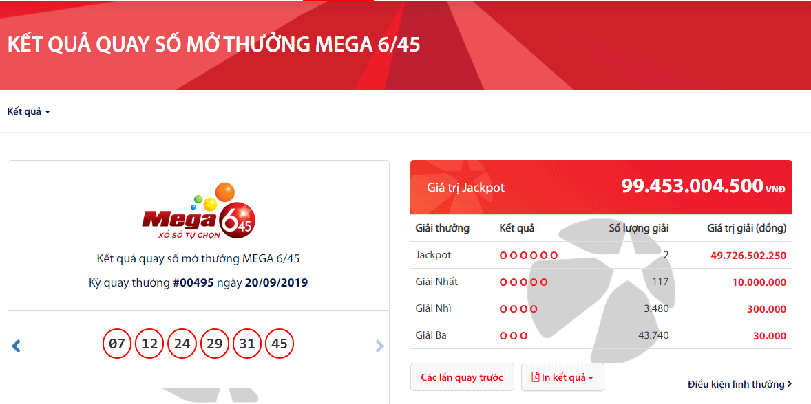 Bản tin 8H: Jackpot ‘nổ’ lớn, 2 người chia nhau gần 100 tỷ đồng Kết quả xổ số tự chọn Mega 6/45 tối 20/9.