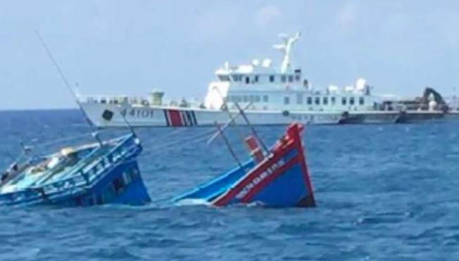 Mỹ bày tỏ quan ngại vụ tàu Trung Quốc đâm chìm tàu cá Việt Nam ở Hoàng Sa Mỹ bày tỏ quan ngại vụ tàu Trung Quốc đâm chìm tàu cá Việt Nam ở Hoàng Sa