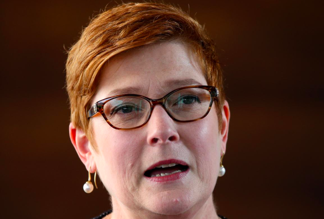 Ngoại trưởng Úc Marise Payne. (Ảnh: Reuters)