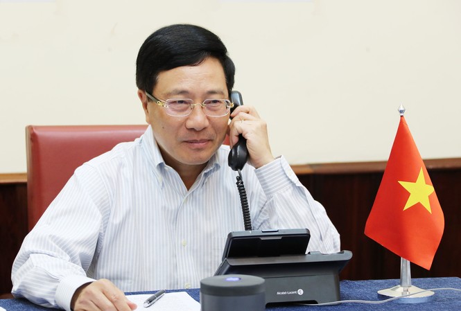 Mỹ cam kết duy trì quan hệ ổn định với Việt Nam Phó Thủ tướng Phạm Bình Minh. (Ảnh: Mofa)