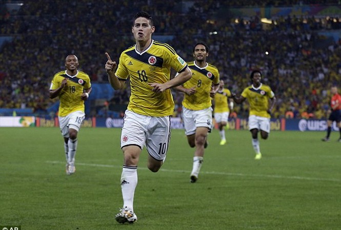 James Rodriguez 'hay nhất World Cup' James Rodriguez 'hay nhất World Cup'