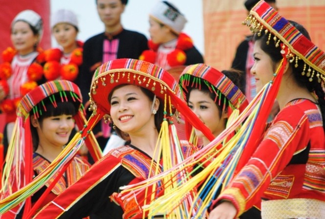 Những sự kiện khó bỏ qua dịp tết ở Làng Văn hoá Du lịch Sắc màu Tết dân tộc tại Làng Văn hoá-Du lịch.