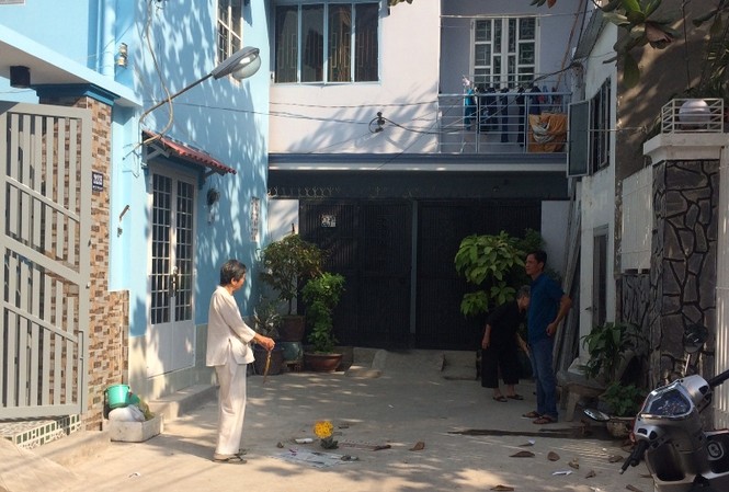 Nghi án tài xế xe ôm bị giết, cướp xe Hiện trường vụ việc.