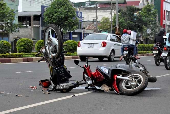 Số người chết vì tai nạn giao thông tăng bất thường Hiện trường một vụ tai nạn. Ảnh minh họa