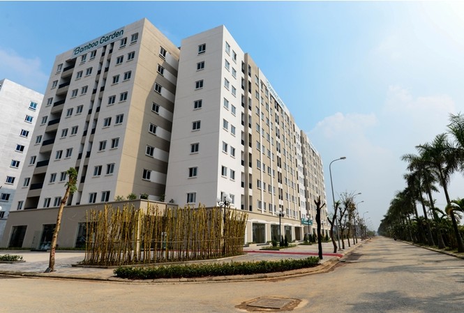 Sốt nhà ở xã hội trước giờ G gói 30.000 tỷ đồng Dự án Nhà ở xã hội Bamboo Garden do Tập đoàn Ceo Group làm chủ đầu tư đã hoàn thiện.