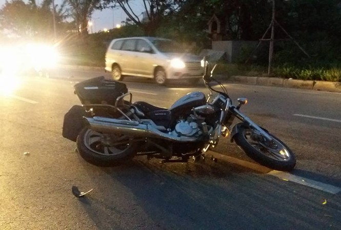 Xế hộp gây tai nạn liên hoàn ở Hà Nội, nhiều người nhập viện Hiện trường vụ tai nạn.