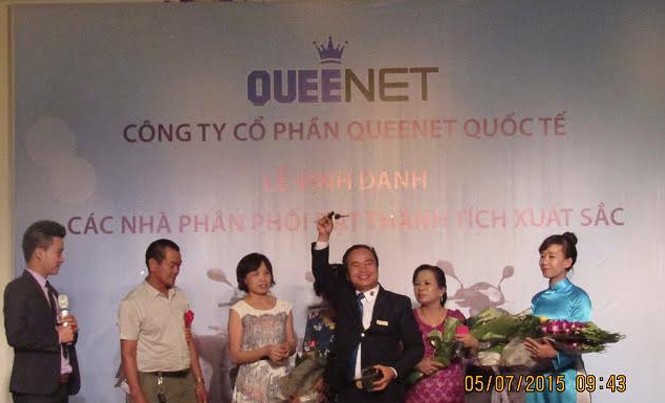 Phạm luật, hai công ty đa cấp bị phạt 320 triệu đồng Công ty Cổ phần Queenet Quốc tế dùng chiêu trả hoa hồng, trả thưởng cao để thu hút người tham gia.