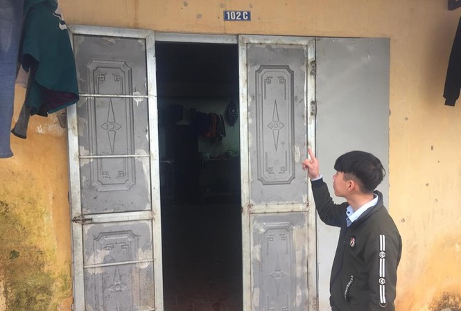 Nhóm đối tượng bịt mặt, trấn cướp học sinh ngay trong ký túc xá Phòng 102 Ký túc xá trường CĐ nghề Việt- Đức- nơi xảy ra vụ việc trấn cướp. Ảnh: TL