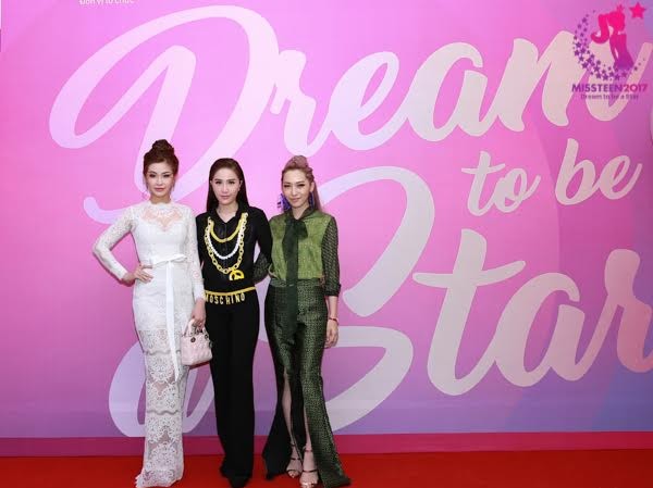Sao Việt hồi tưởng về kỷ niệm đẹp nhất tại lễ phát động Miss Teen 2017 Bộ 3 Host Miss Teen 2017: Diễm Trang – Bảo Thy - Emily