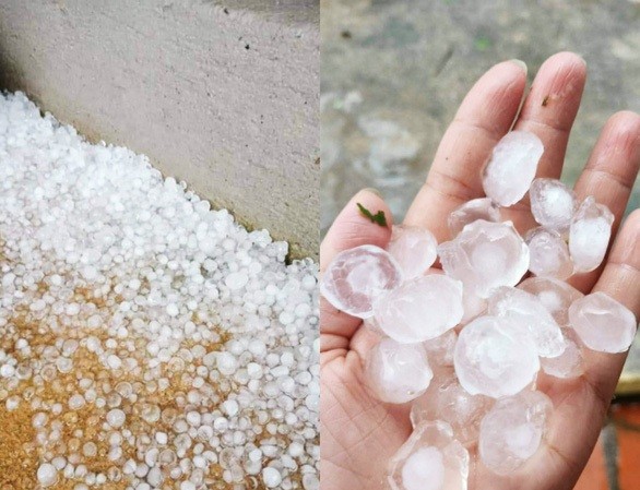Mưa đá kéo dài 30 phút tại xã biên giới Nghệ An Mưa đá kéo dài 30 phút tại xã biên giới Nghệ An