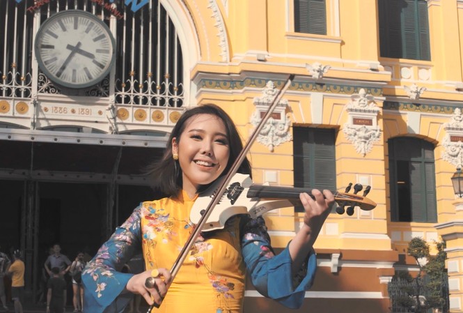 Nghệ sỹ Hàn Quốc chào Việt Nam bằng cây vĩ cầm Nghệ sỹ violin Hàn Quốc ra mắt "Xin chào Việt Nam"