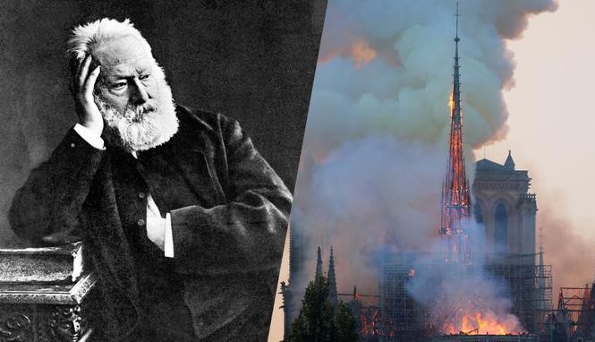 188 năm trước, Victor Hugo đã 'dự báo' về vụ cháy Nhà thờ Đức Bà Paris Victor Hugo là người đóng góp kêu gọi trùng tu Nhà thờ Đức Bà Paris