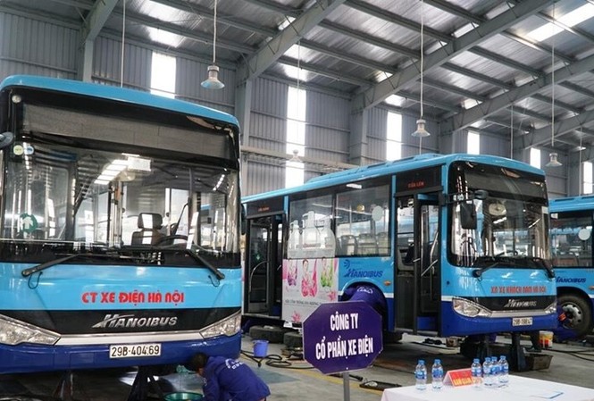 Tranh tài bảo dưỡng, sửa chữa xe buýt giỏi Hội thi bảo dưỡng sửa chữa xe buýt năm 2019 tại Tổng Công ty vận tải Hà Nội sáng nay