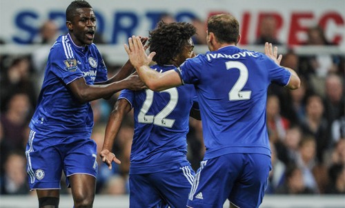 Ramires sẽ đá chính trong trận đấu với Bình Dương Ramires (trái) thuở còn khoác áo Chelsea.