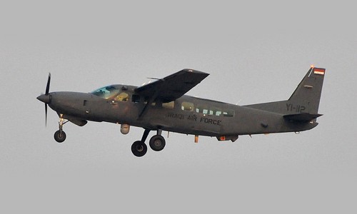 IS tuyên bố bắn rơi máy bay của Iraq Một chiếc máy bay Cessna 208 Caravan của quân đội Iraq. Ảnh: Military