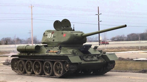 Tăng T-34 - vũ khí bẻ gãy cuộc xâm lược Liên Xô của phát xít Đức Một chiếc xe tăng T-34 của Hồng quân Liên Xô. Ảnh: Wikimedia