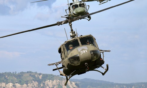 Mỹ dùng 'lão tướng' UH-1 canh gác kho vũ khí hạt nhân Trực thăng UH-1 của không quân Mỹ. Ảnh: USAF