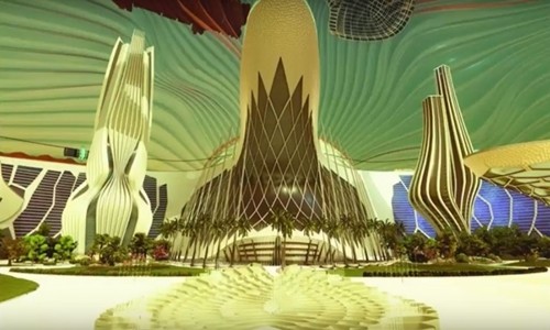 Con người có thể trở thành cư dân sao Hỏa trong 100 năm tới UAE công bố dự án xây dựng một thành phố nhỏ trên sao Hỏa vào năm 2117. Ảnh: GoingViral.