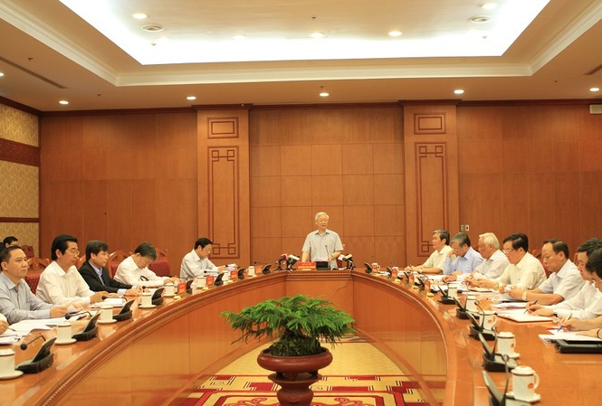Thành lập 8 đoàn kiểm tra, giám sát các vụ án tham nhũng Tổng Bí thư Nguyễn Phú Trọng chủ trì phiên họp Thường trực Ban Chỉ đạo PCTN T.Ư ngày 17/4