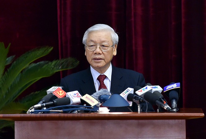 Kiên quyết bãi nhiệm cán bộ kém năng lực Tổng Bí thư Nguyễn Phú Trọng phát biểu tại Hội nghị T.Ư6.
