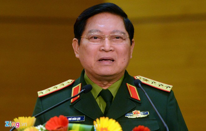 Bộ trưởng Quốc phòng: Thế giới có thể xảy ra chiến tranh không gian mạng Đại tướng Ngô Xuân Lịch, Bộ trưởng Bộ Quốc phòng