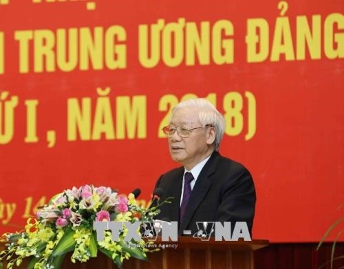 Tổng Bí thư: “Nếu không học thì sẽ lạc hậu” Tổng Bí thư Nguyễn Phú Trọng phát biểu tại lễ khai mạc