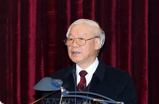 Phải phát hiện tham nhũng ngay trong cơ quan chống tham nhũng Tổng Bí thư, Chủ tịch nước Nguyễn Phú Trọng phát biểu tại Hội nghị (ảnh TTXVN)