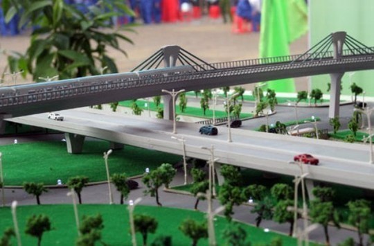 Điều chỉnh tốc độ chạy tàu đường sắt đô thị tối đa 120km/h Phối cảnh tuyến dường sắt Yên Viên-Ngọc Hồi