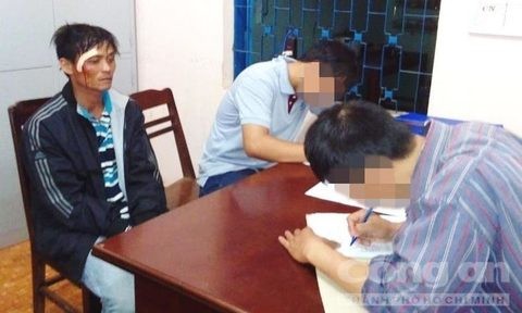 Gã anh rể đồi bại hiếp dâm em vợ bị bắt sau 9 năm lẩn trốn Đối tượng Toàn tại cơ quan công an - Ảnh do cơ quan công an cung cấp