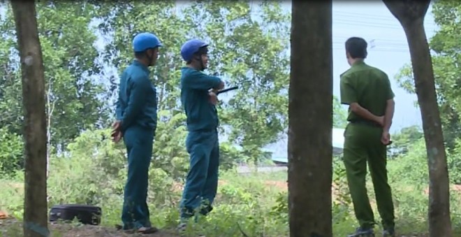Nam thanh niên khuyết tật tử vong bất thường dưới ao nước Hiện trường vụ việc