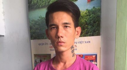 Cùng đồng bọn chém đứt lìa chân đối thủ Đối tượng Nguyễn Thanh Hải bị cơ quan công an bắt giữ