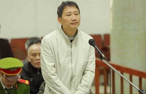 Con trai ông Trịnh Xuân Thanh kháng cáo đòi lại biệt thự Bị cáo Trịnh Xuân Thanh tại phiên sơ thẩm vụ án thứ hai. Ảnh: TTXVN