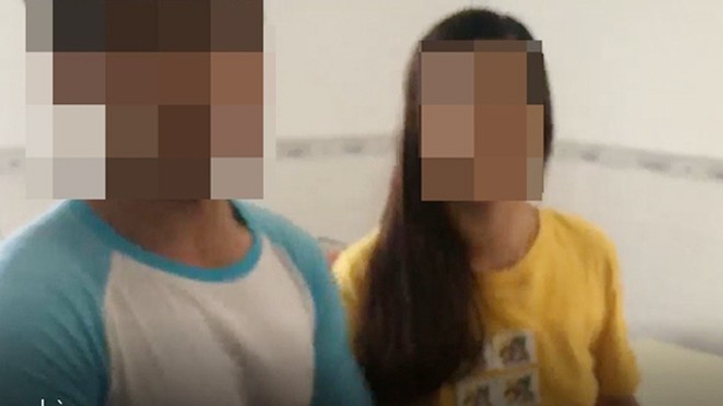 Công an Bình Thuận lên tiếng vụ cô giáo bị tố vào nhà nghỉ với nam sinh Cô giáo bị tố quan hệ bất chính với học trò. Ảnh từ clip