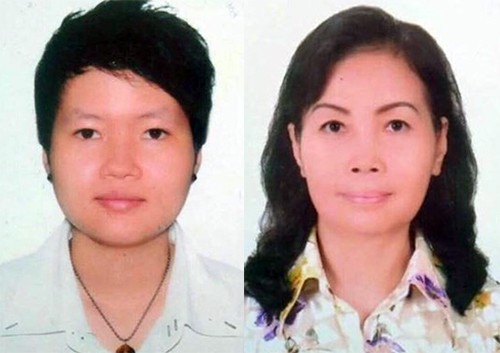 Diễn biến quá trình vây bắt nhóm phụ nữ nghi sát hại 2 người đổ bê tông Phạm Thị Thiên Hà (31 tuổi, trái) và Trịnh Thị Hồng Hoa (66 tuổi) - hai trong 4 người bị bắt. Ảnh: Công an cung cấp