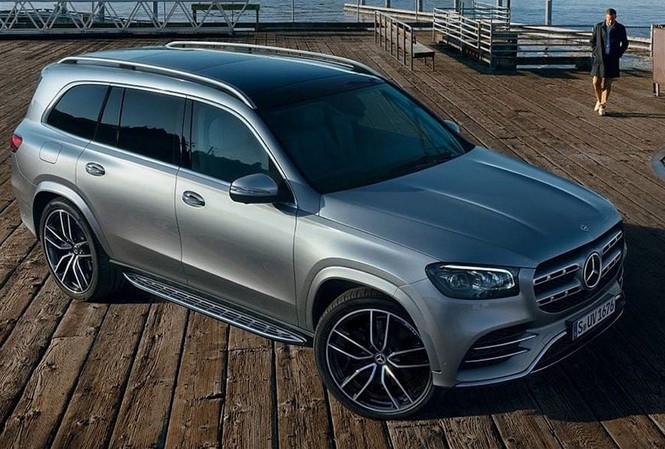 Mercedes-Benz GLS 2020 - Đối thủ BMW X7 lộ ảnh chính thức Mercedes-Benz GLS 2020 - Đối thủ BMW X7 lộ ảnh chính thức
