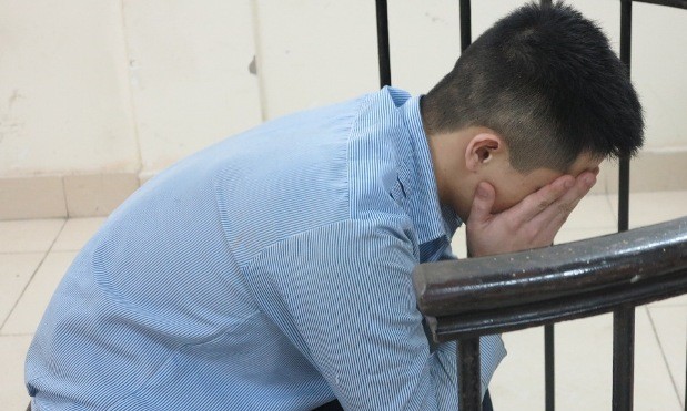 Lĩnh án 13 năm vì 'quan hệ' với bé gái 13 tuổi Nguyễn Quốc Thi tại tòa.