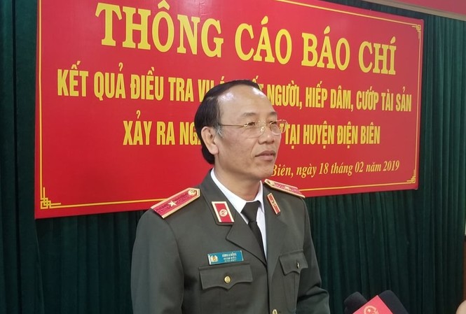Tướng công an giải thích việc khám nghiệm lại tử thi nữ sinh Điện Biên Thiếu tướng Sùng A Hồng thông tin về vụ án.
