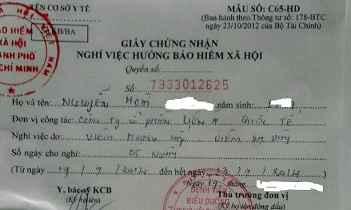 Thẩm quyền cấp giấy chứng nhận nghỉ việc hưởng BHXH Ảnh minh họa. Nguồn: Internet