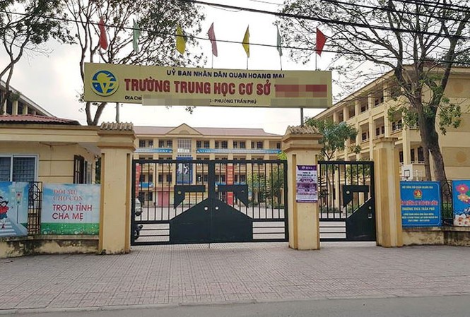 Thầy giáo dạy Toán bị tố dâm ô nhiều nam sinh tại Hà Nội Trường THCS T.P.