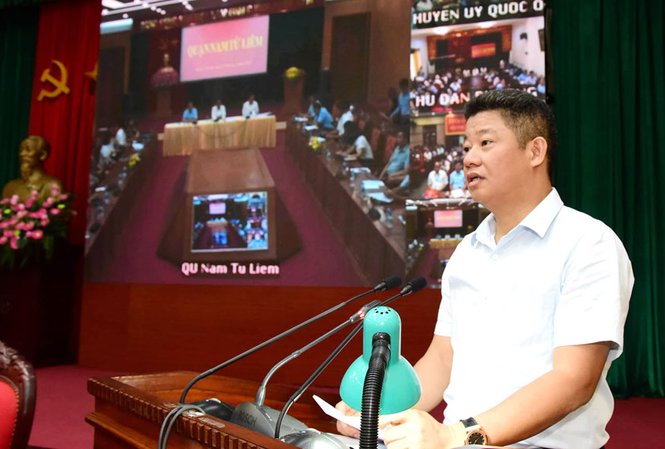 Nhiều đơn vị ở Hà Nội giải ngân vốn xây dựng cơ bản đạt... 0% Giám đốc Sở KH&ĐT Hà Nội Nguyễn Mạnh Quyền
