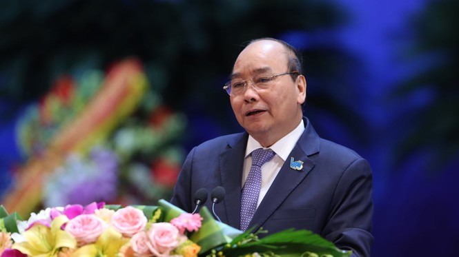 Thủ tướng Nguyễn Xuân Phúc: Thanh niên hãy là tinh hoa đi đầu Thủ tướng Chính phủ Nguyễn Xuân Phúc. Ảnh: Hoàng Mạnh Thắng