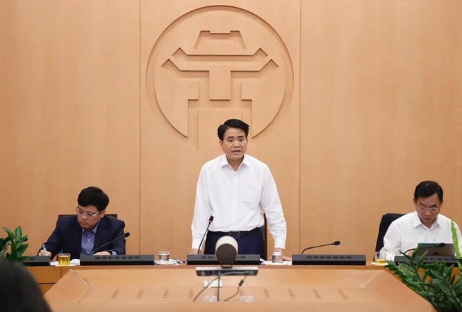Chủ tịch Hà Nội: Dịch Covid-19 có thể giảm vào cuối tháng 4/2020 Chủ tịch UBND thành phố Hà Nội Nguyễn Đức Chung phát biểu tại cuộc họp