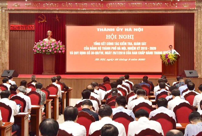 Hà Nội khai trừ 361 đảng viên trong 5 năm Toàn cảnh hội nghị